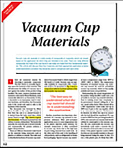 Vacuforce Technical Articles - Cup Materials