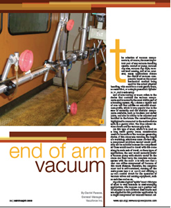Vacuforce Technical Articles - End of Arm Vacuum Grippers